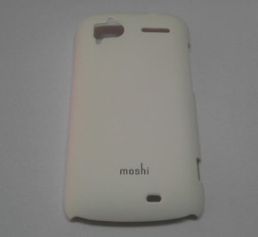 Твърд предпазен гръб MOSHI за HTC Sensation XE G18 бял